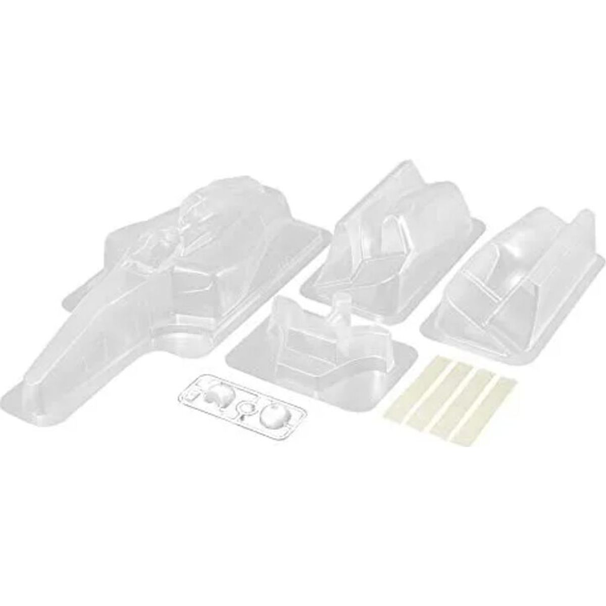 Tamiya - R/c F104 2017 Type Lw Body Parts Set - 1:10 - 47436