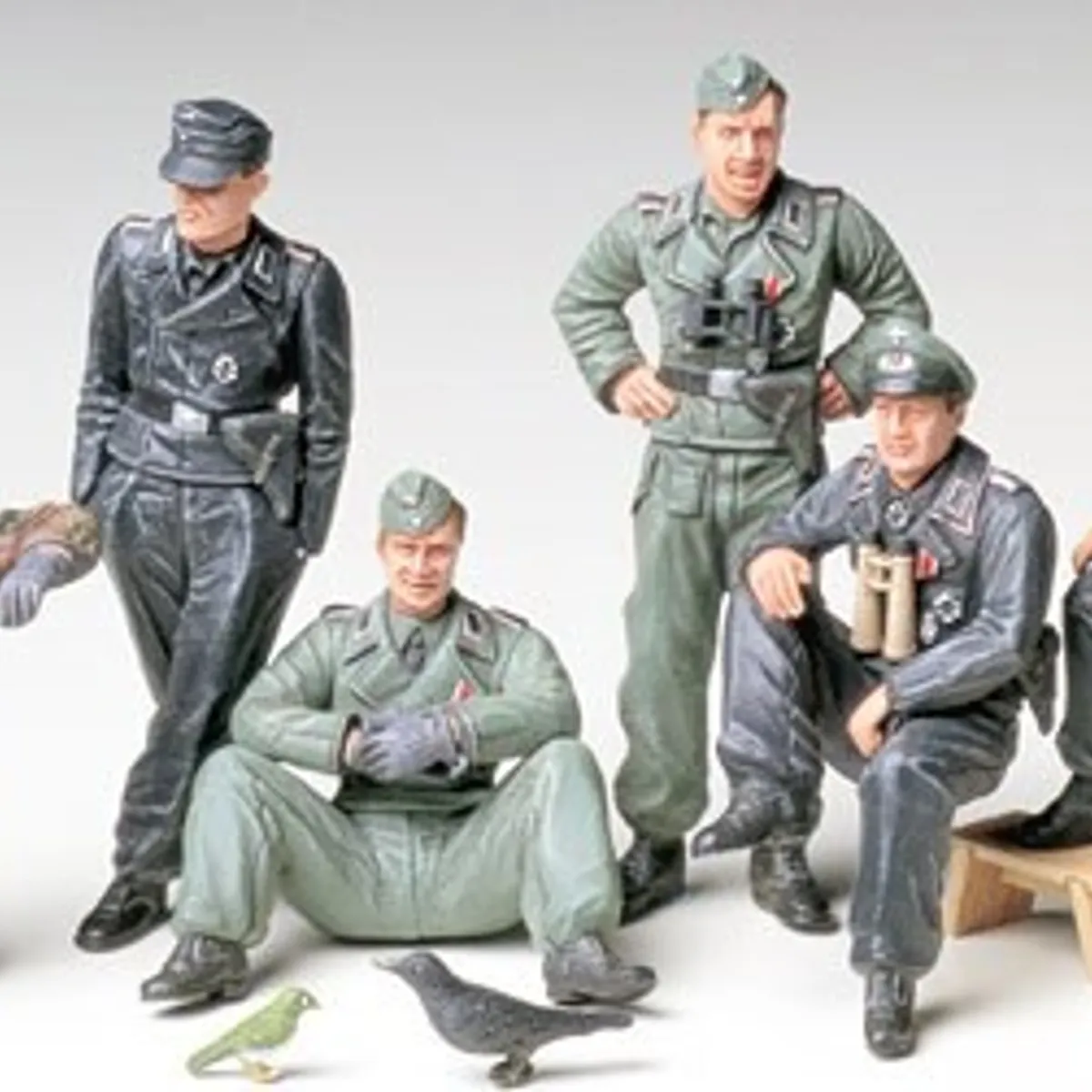 Tamiya - Tysk Kampvognsbesætning - Model Figurer - 1/35 - 35201