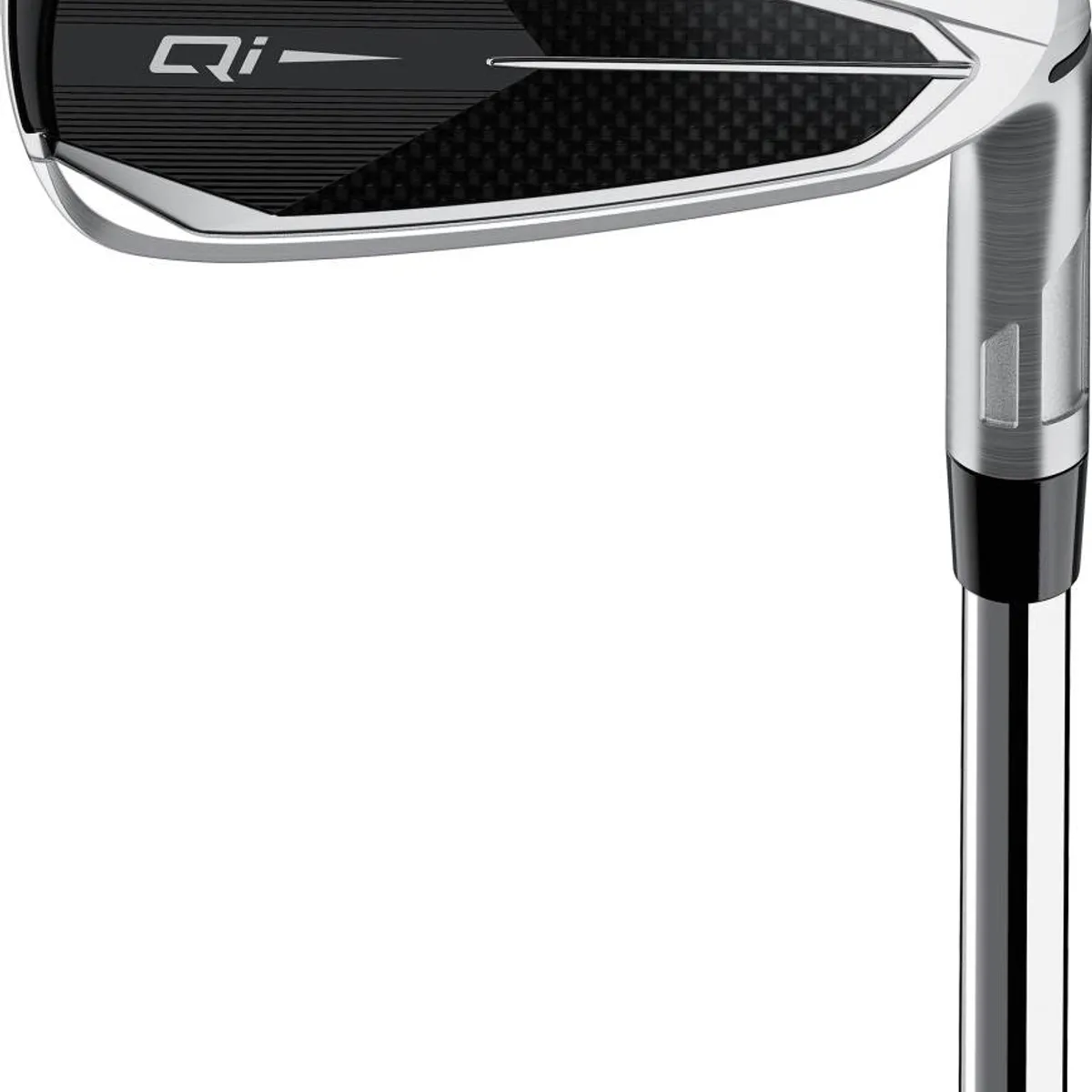 Taylormade Qi Herre Jernsæt - Chrome/Sort - Højre - 5-9, PW - KBS MAX MT 85 Stiff Stål