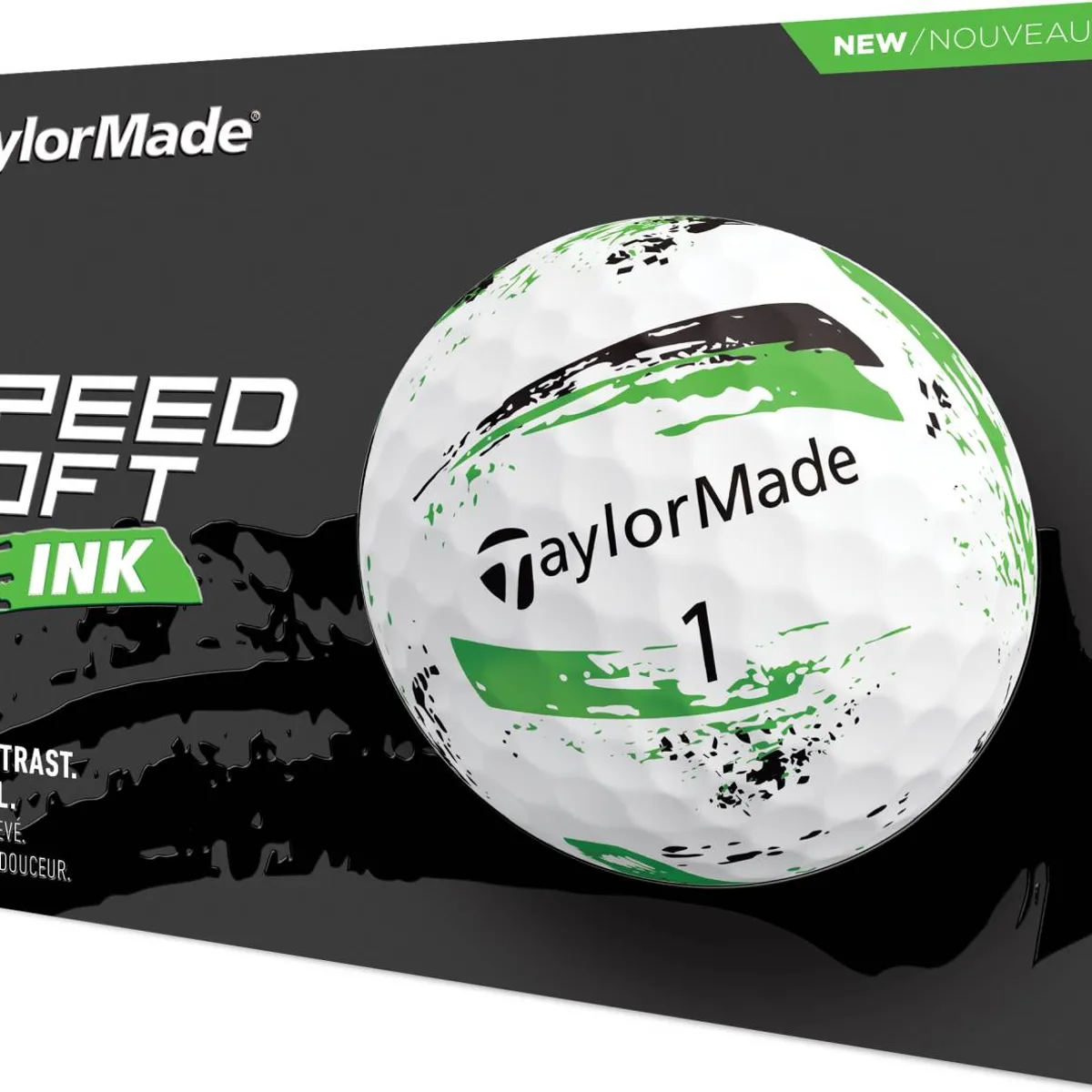 Taylormade SpeedSoft INK (2024) Golfbolde - Grøn