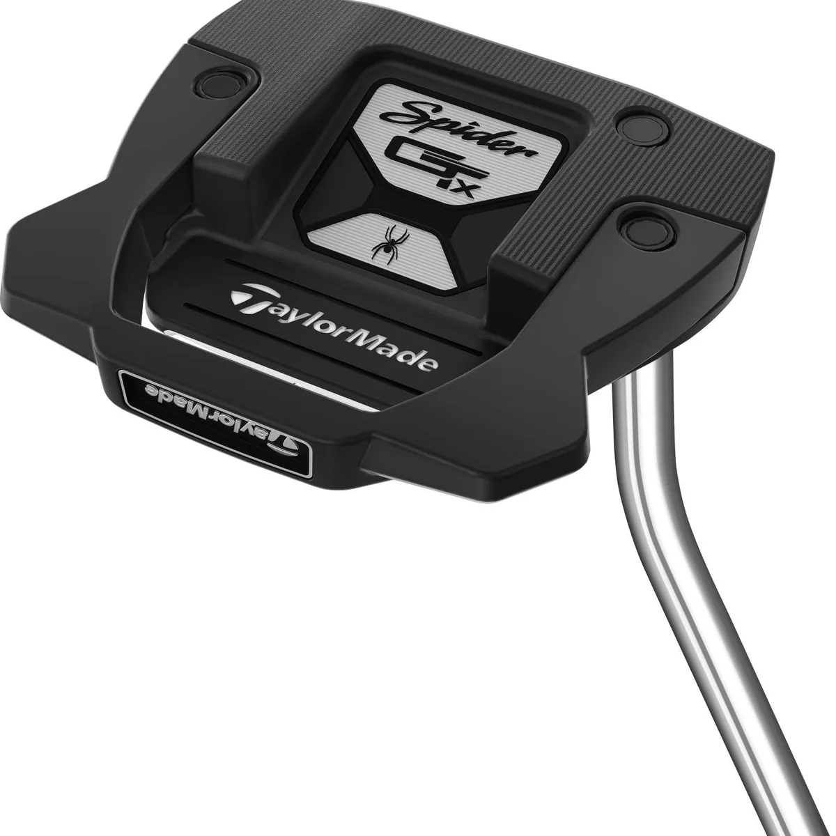 Taylormade Spider GTX Single Bend Neck Herre Putter - Sort - Højre - Str. 34" - Taylormade Pistol GTR 1.0 (2023) 1.0 Grå/Hvid