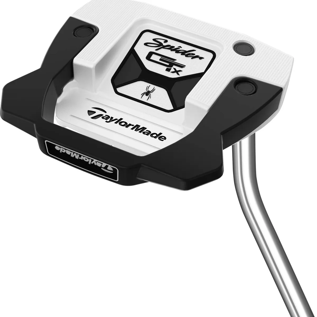 Taylormade Spider GTX Single Bend Neck Putter - Hvid - Højre - Str. 34" - Taylormade Pistol GTR 1.0 (2023) 1.0 Grå/Hvid