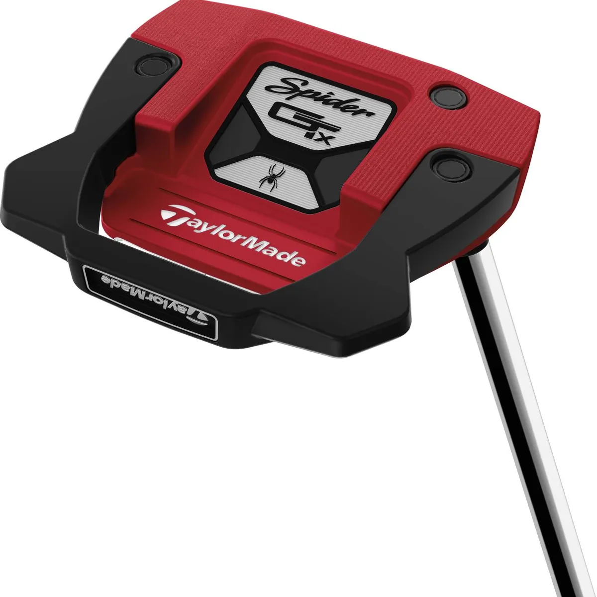 Taylormade Spider GTX Slant Neck Herre Putter - Rød - Højre - Str. 34" - Taylormade Pistol GTR 1.0 (2023) 1.0 Grå/Hvid