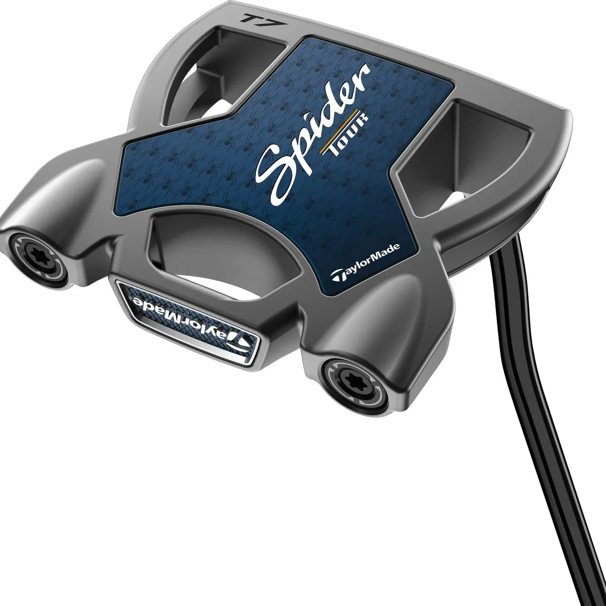 Taylormade Spider Tour Double Bend Neck Putter - Børstet Stål - Venstre - Str. 34" - Taylormade Pistol GT 1.0 (2023) 1.0 Hvid/Sort