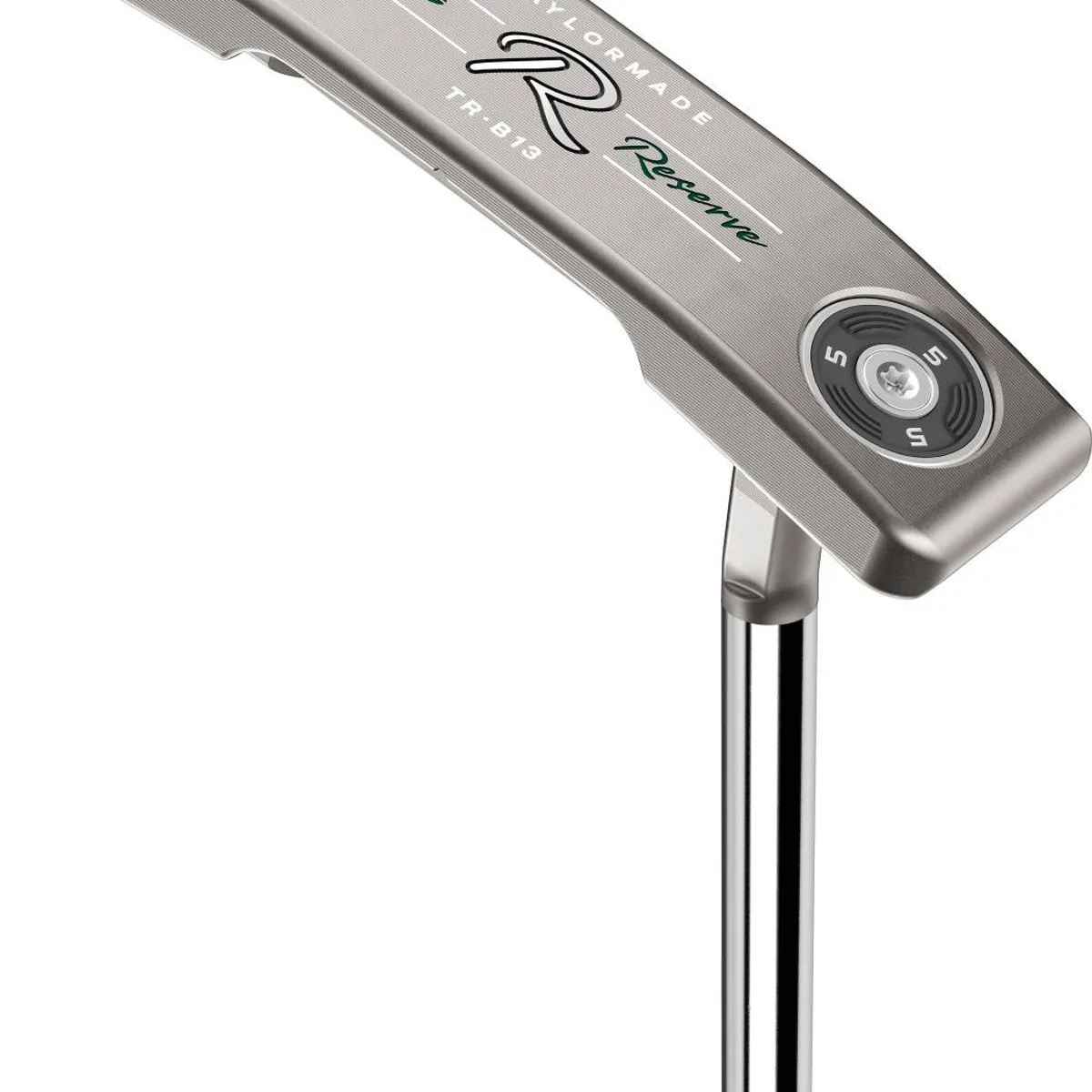 Taylormade TP Reserve B13 Slant Neck Putter - Chrome - Højre - Str. 34" - Taylormade Deep Etched (2023) Standard Sort/Grå