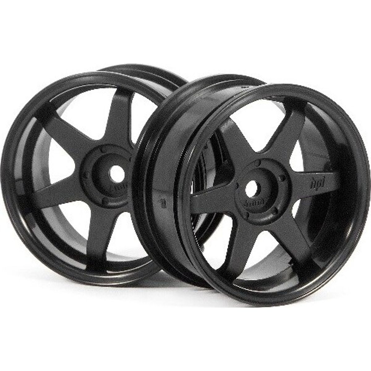 Te37 Wheel 26mm Black (6mm Offset) - Hp3846 - Hpi Racing