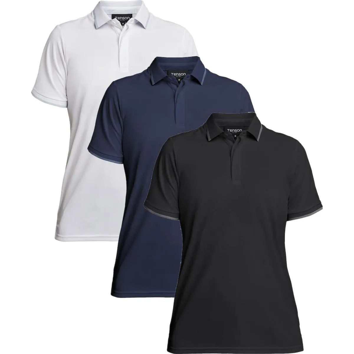 Tenson 465018078 TXlite Q-dry Polo Dame Dark Navy XXL