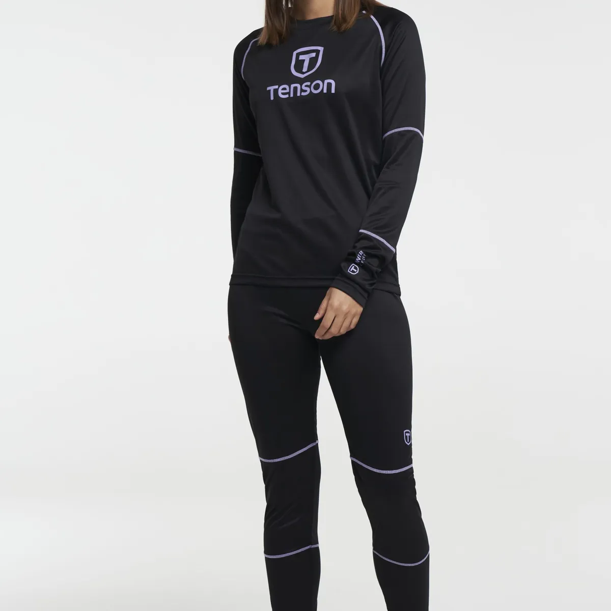 Tenson Baselayer Set Dame (Farve: Sort, Størrelse: M)