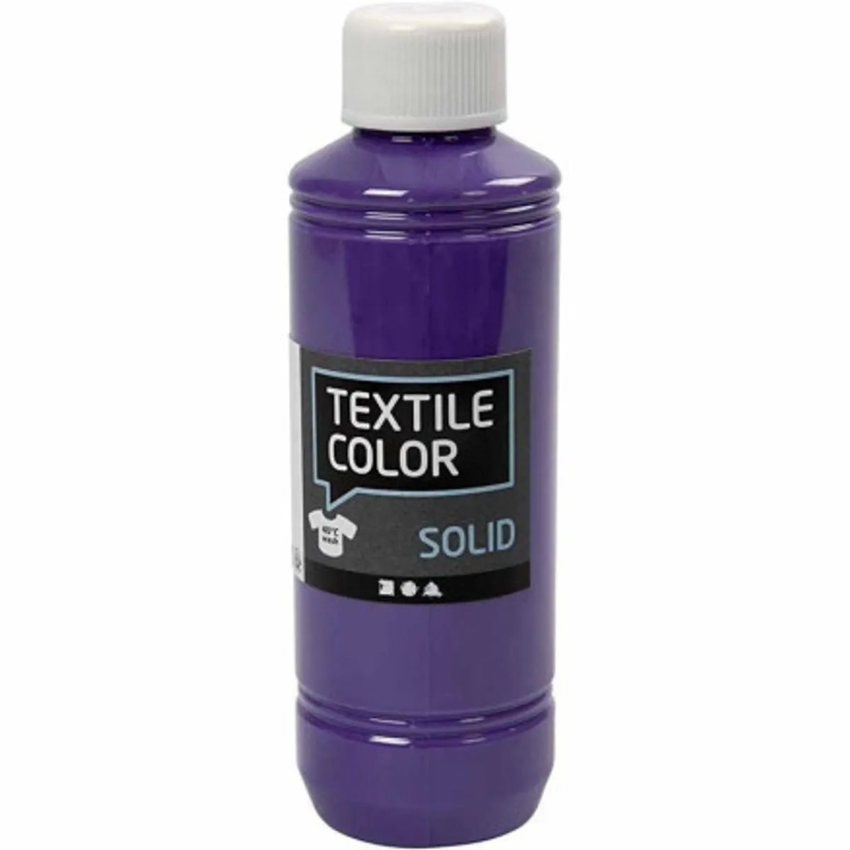 Textile Solid, lilla, dækkende, 250 ml/ 1 fl.