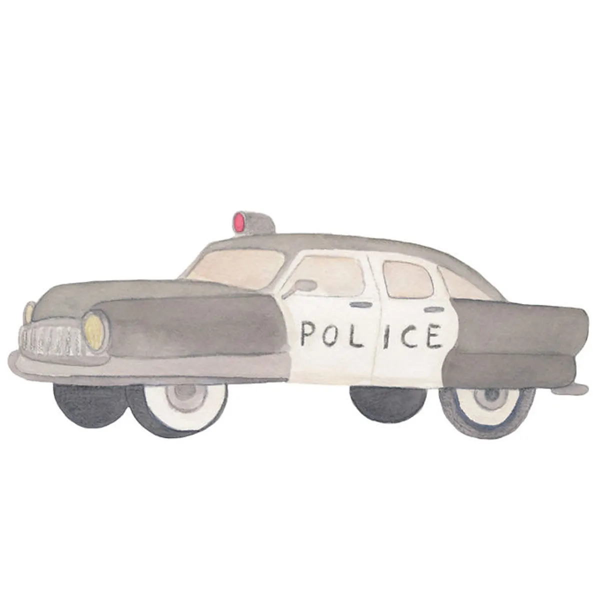 That's Mine Wallsticker - Police Car - Multi