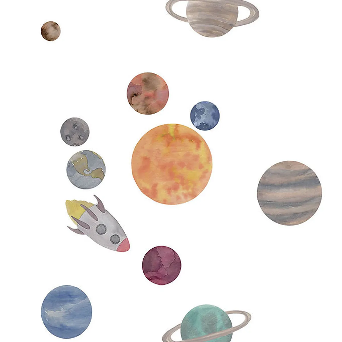 That's Mine Wallstickers - Solar System - Multi