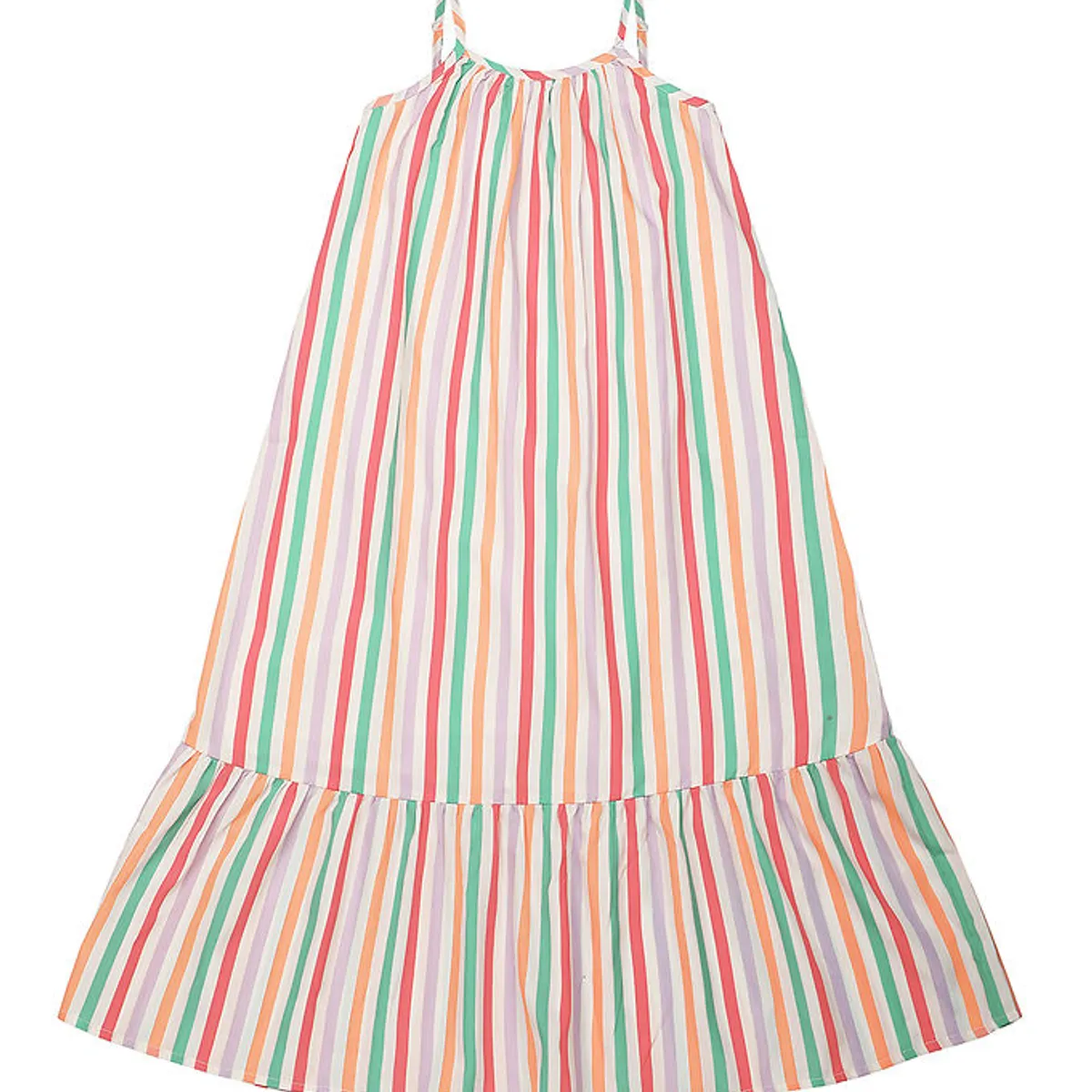 The New Kjole - TnJodie Maxi - Multi Stripe