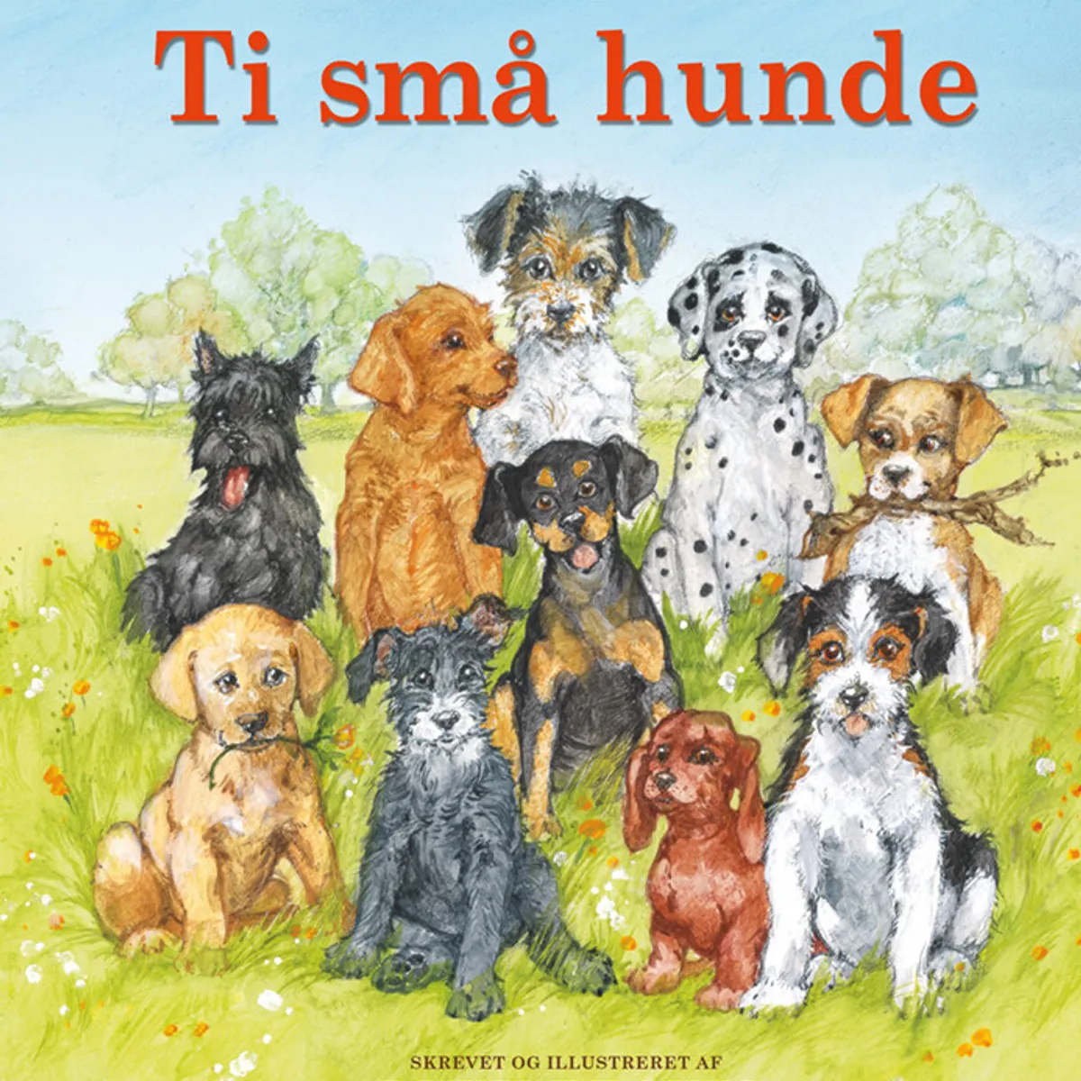 Ti Små Hunde - Ritt Browm - Bog