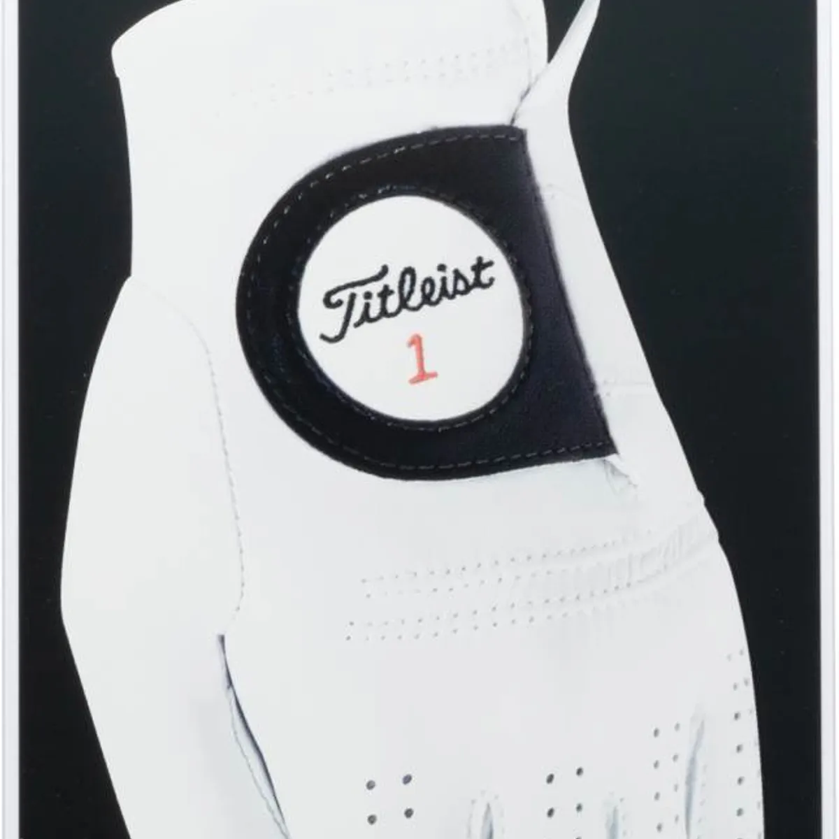 Titleist Players Læder Herre Golfhandske - Pearl - Venstre - Str. XL