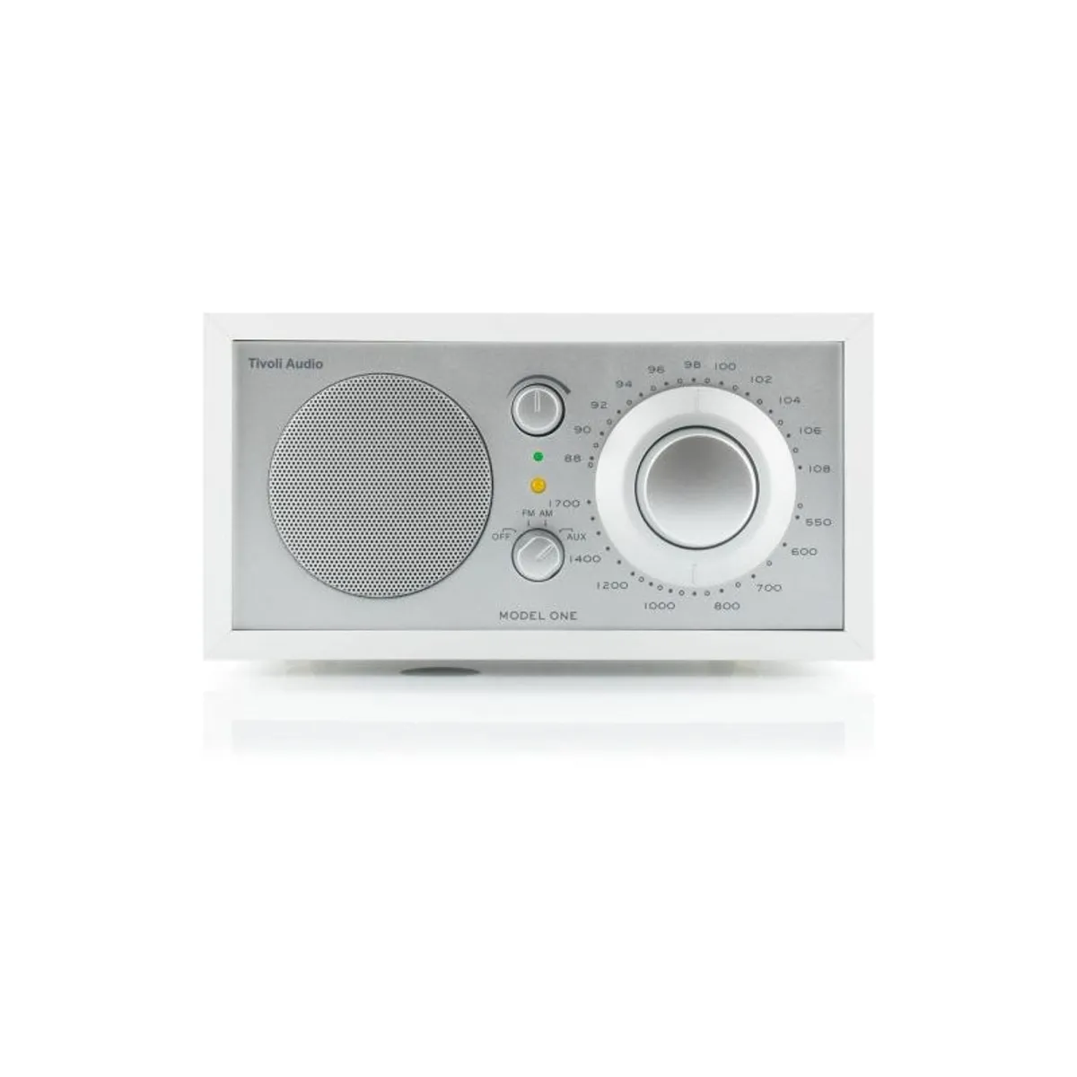 Tivoli Audio Model One, white/silver FM/AM Radio