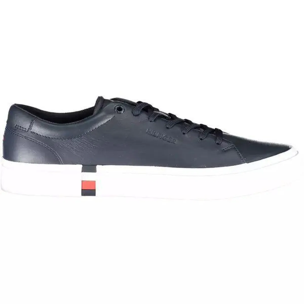 Tommy Hilfiger Sleek Blue Lace-Up Sports Sneakers