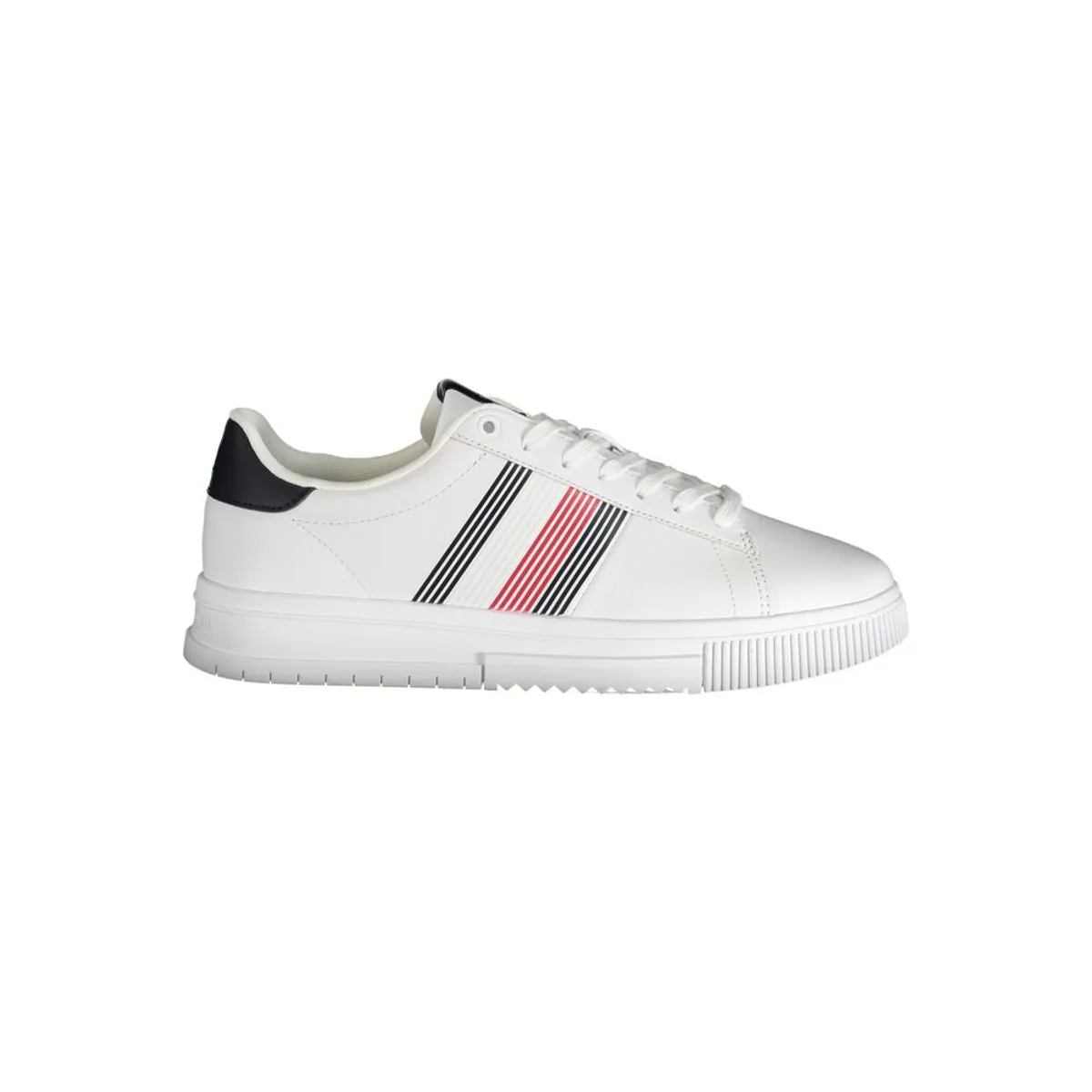 Tommy Hilfiger White Polyester Sneakers