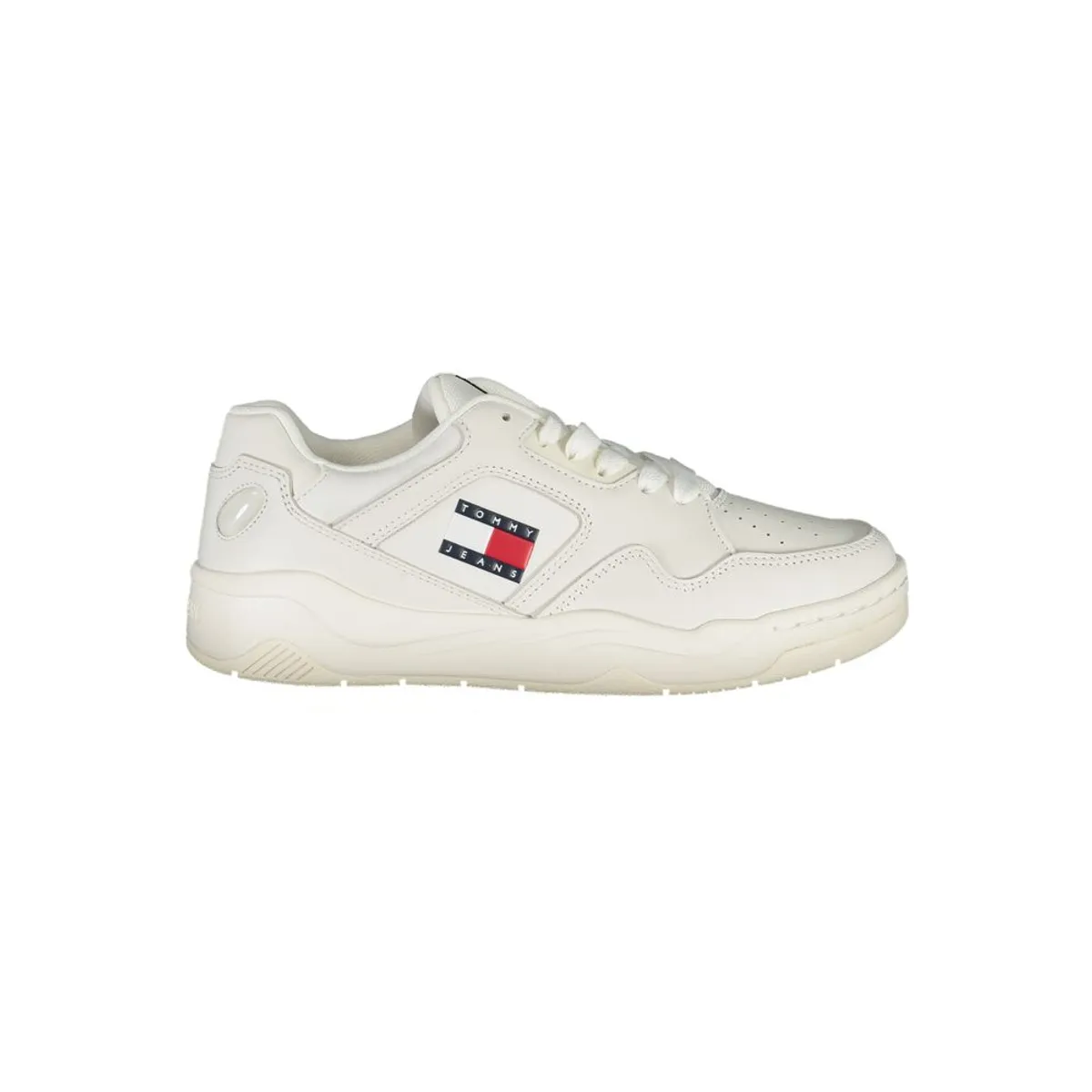 Tommy Hilfiger White Polyester Sneakers