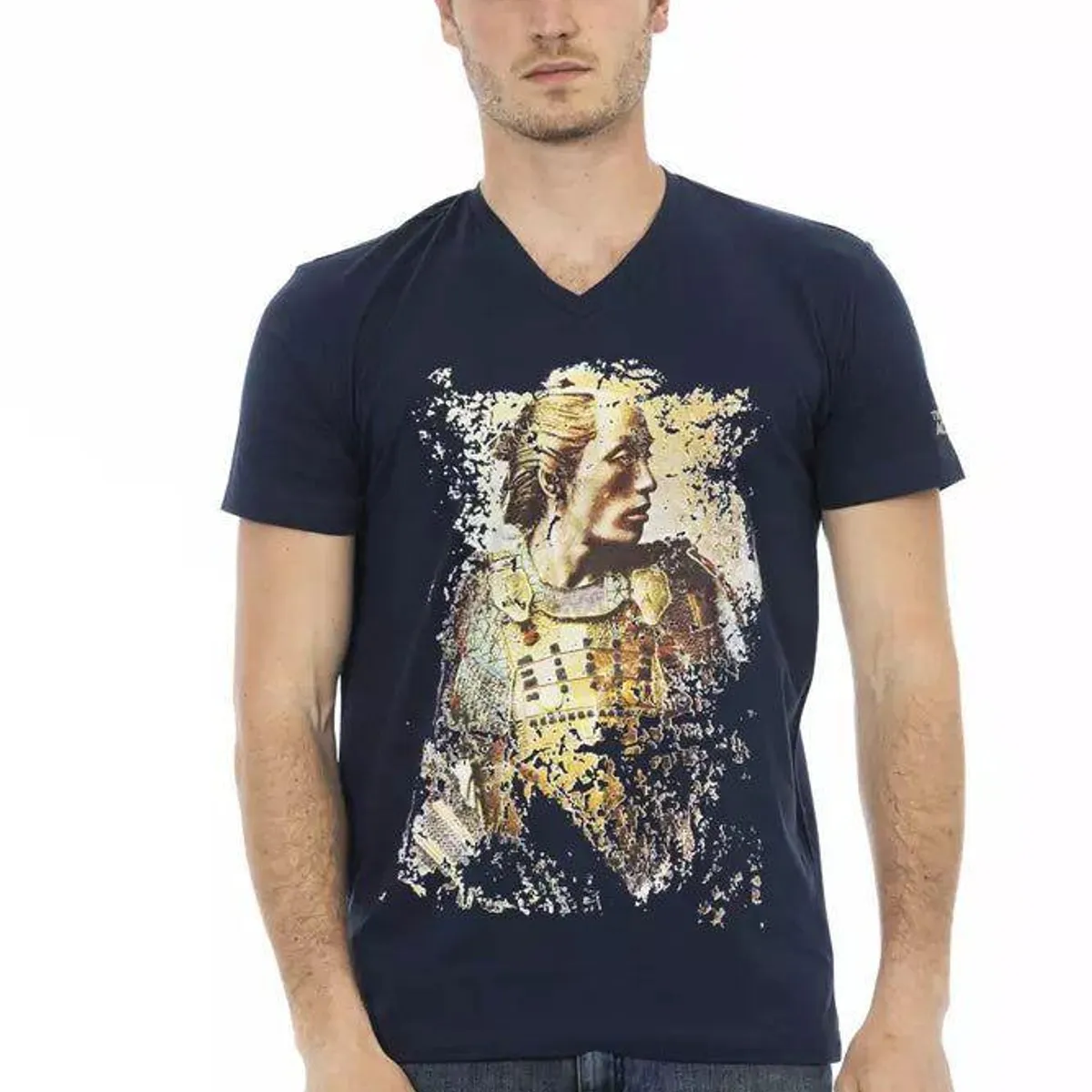 Trussardi Action Blå Bomuld T-Shirt