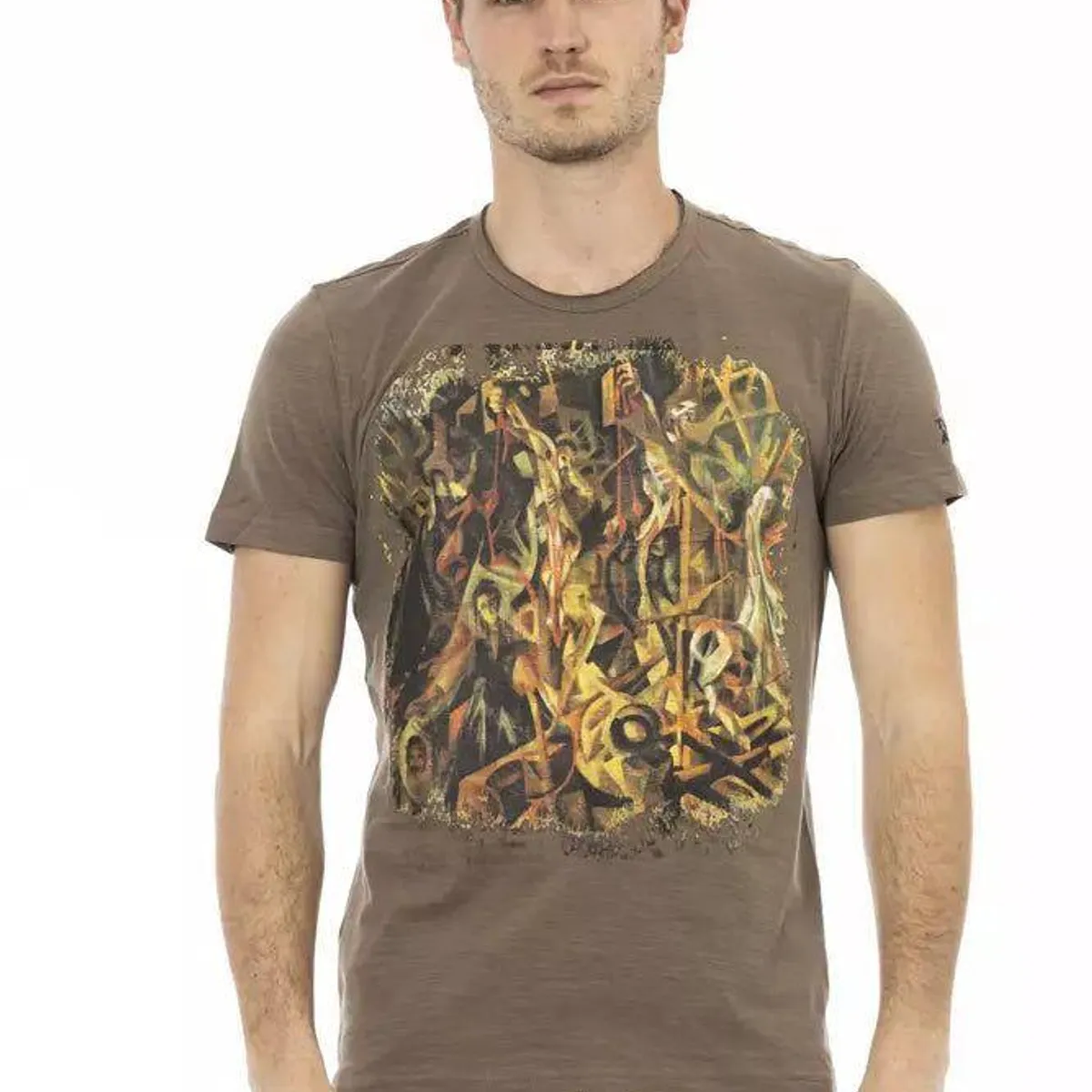 Trussardi Action Brun Bomuld T-Shirt