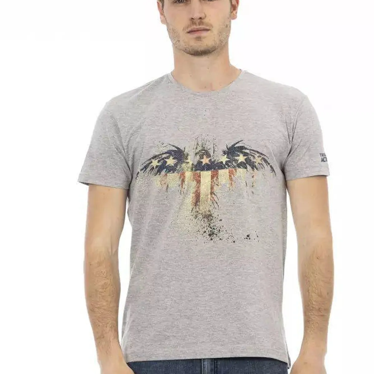 Trussardi Action Grå Bomuld T-Shirt