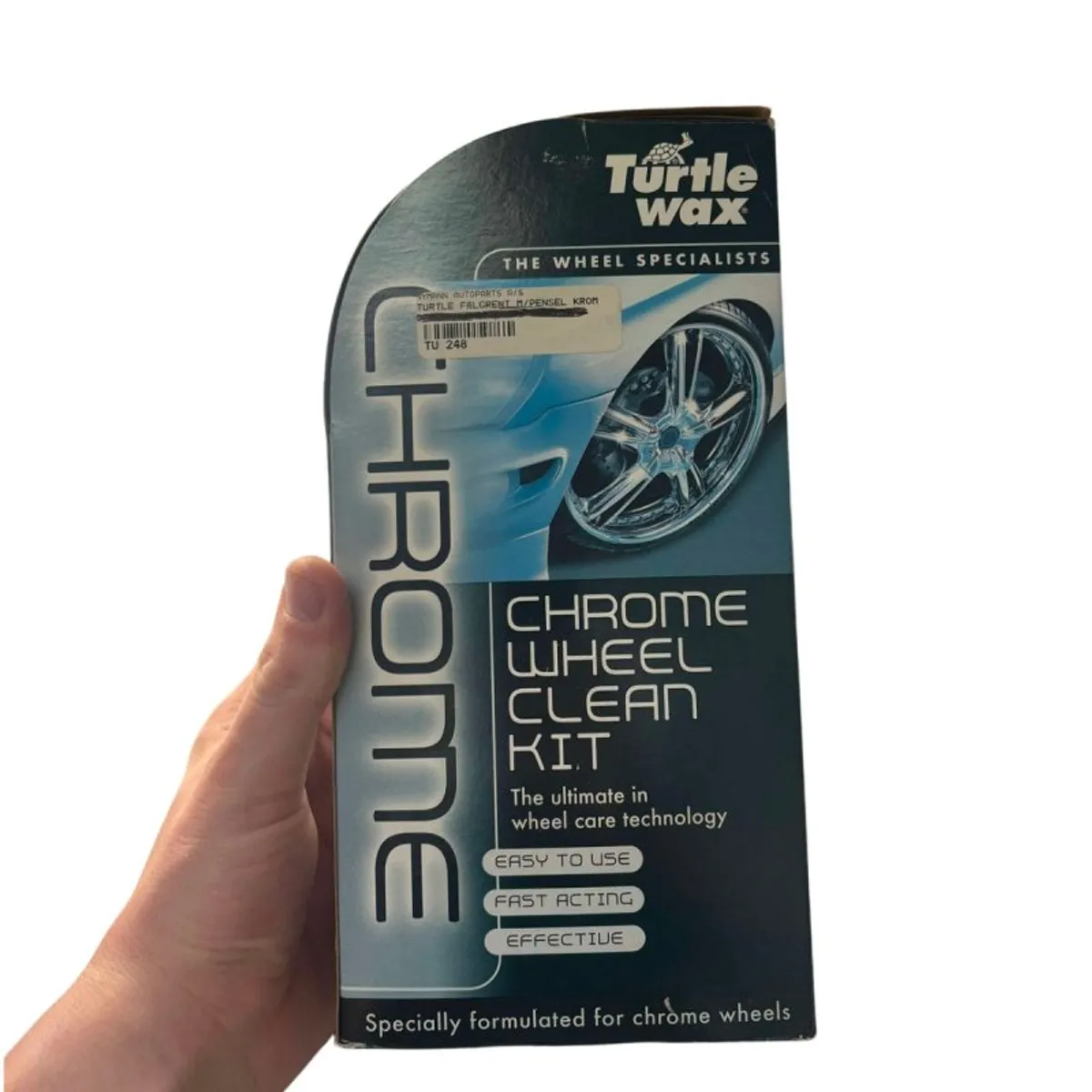 Turtle Wax Chrome wheel clean kit - rest salg