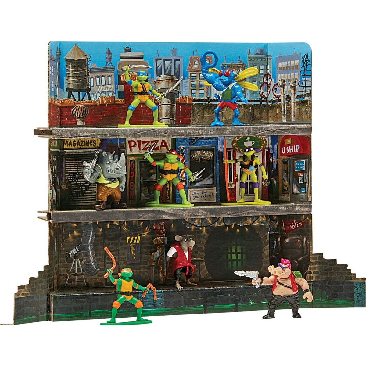 Turtles - Mutant Mayhem Minifigur Battle-pakke