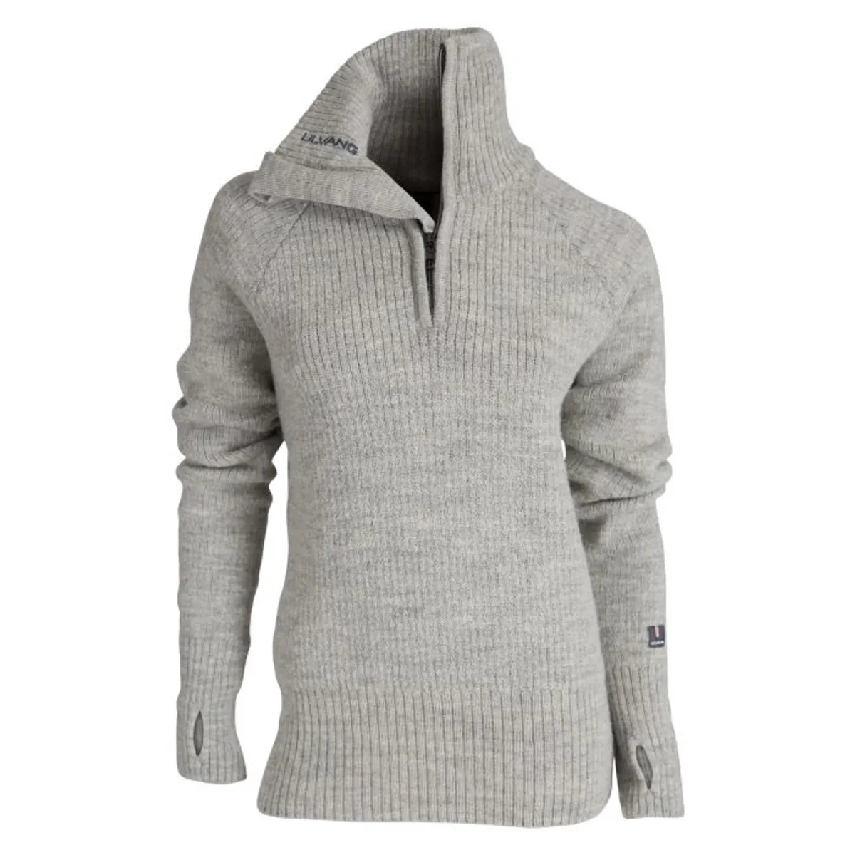 Ulvang Vegard Half-Zip Kvinder / Damer 100% norsk uld, Beige melange-M - Trøjer