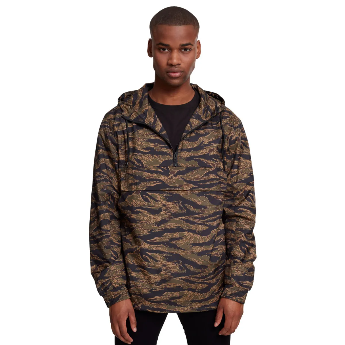 Urban Classics Camouflage Anorak Wood Camo