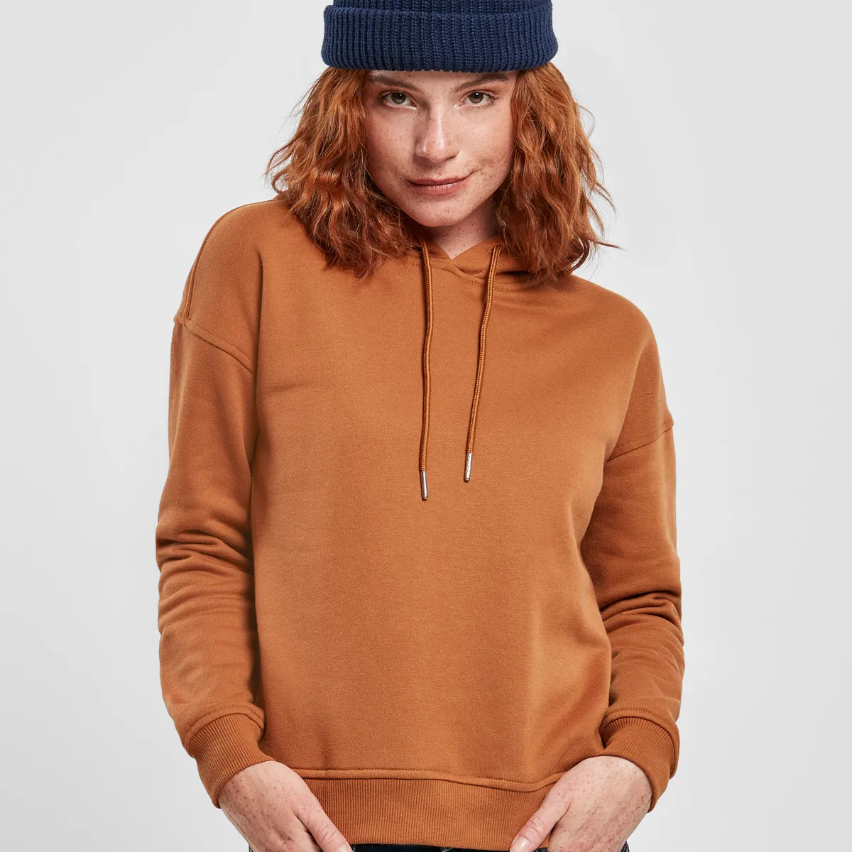 Urban Classics Dame Hoodie Toffee