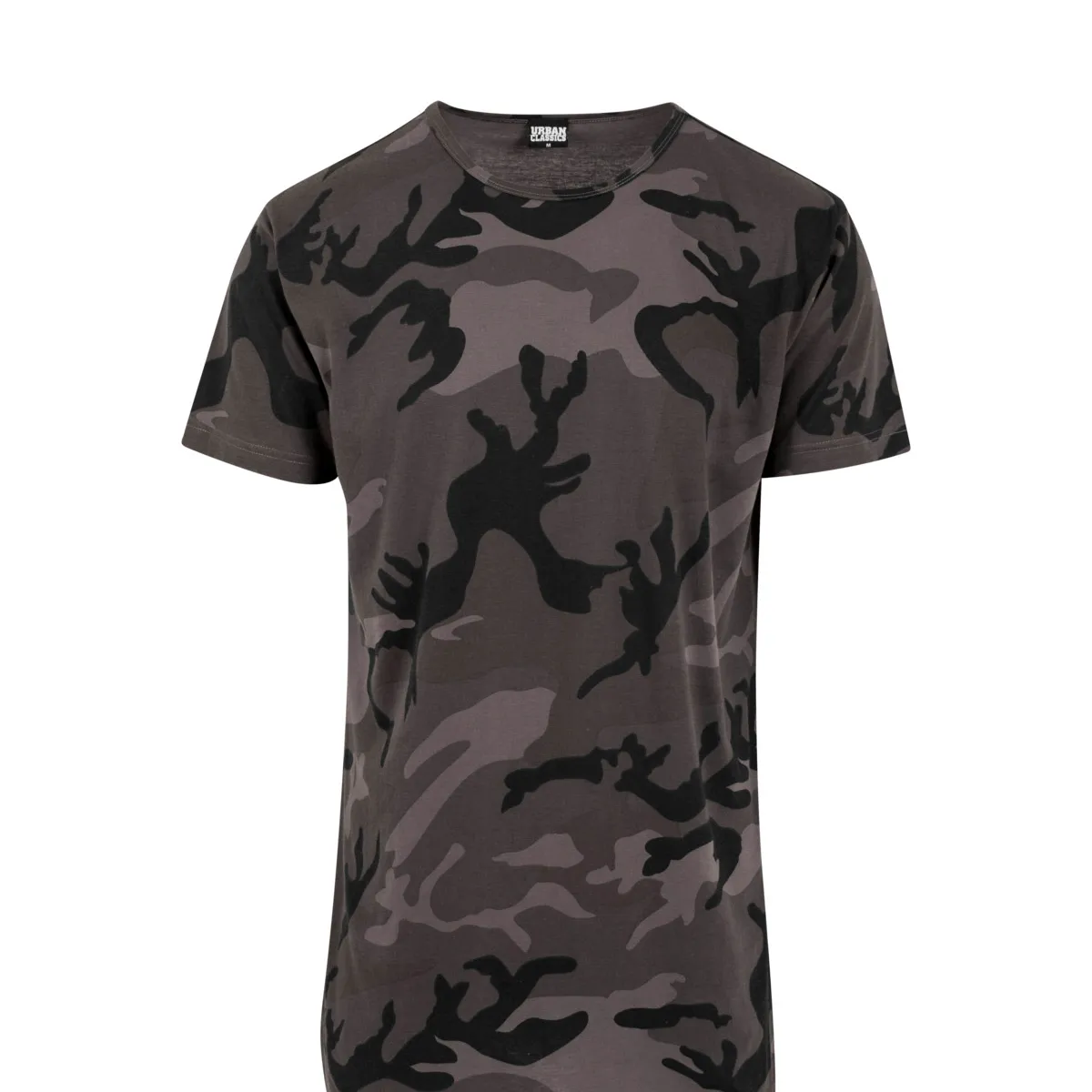 Urban Classics Lang Camouflage T-Shirt Dark Camo