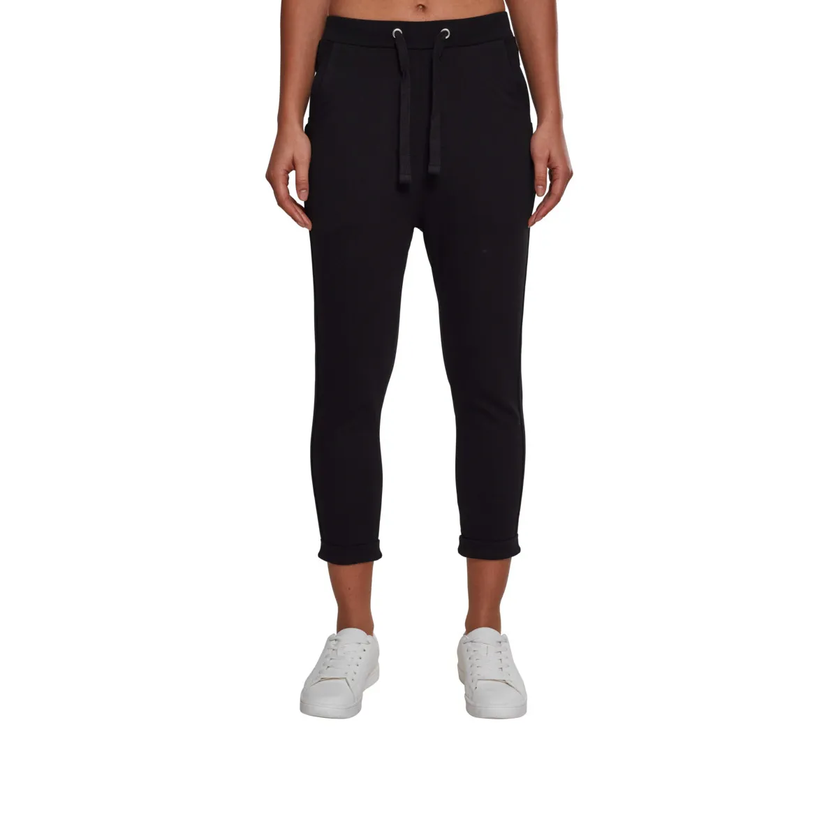 Urban Classics Open Edge Terry Turn Up Sweatpants Dame Bukser