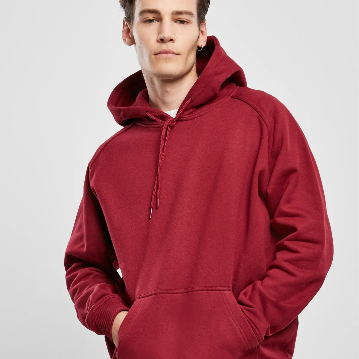 Urban Classics Simpel Hoodie Bordeaux