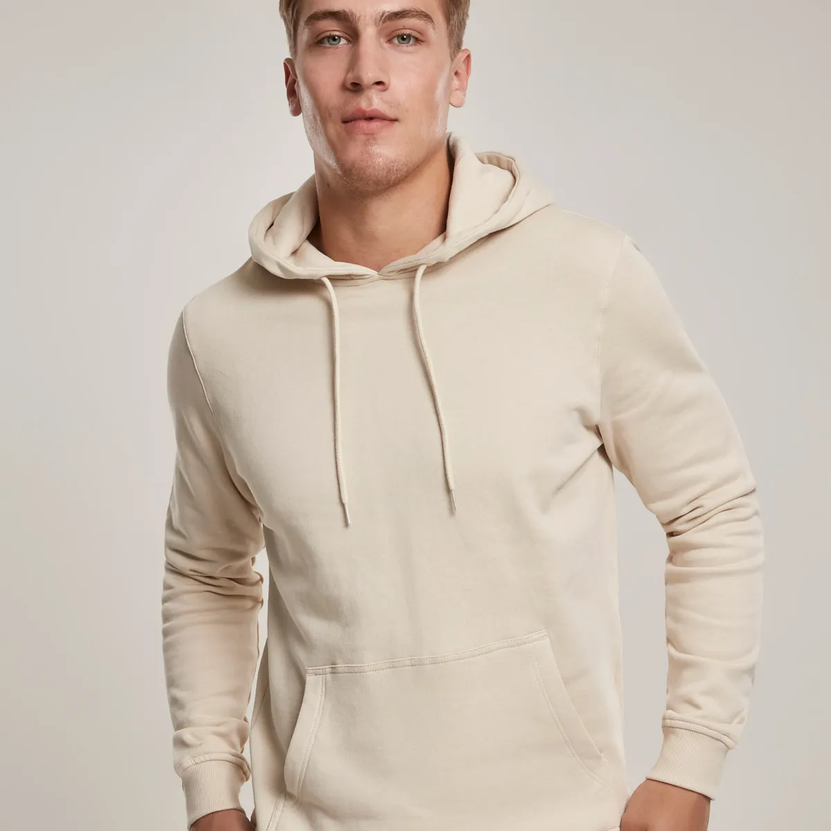 Urban Classics Økologisk Basis Hoodie Sand