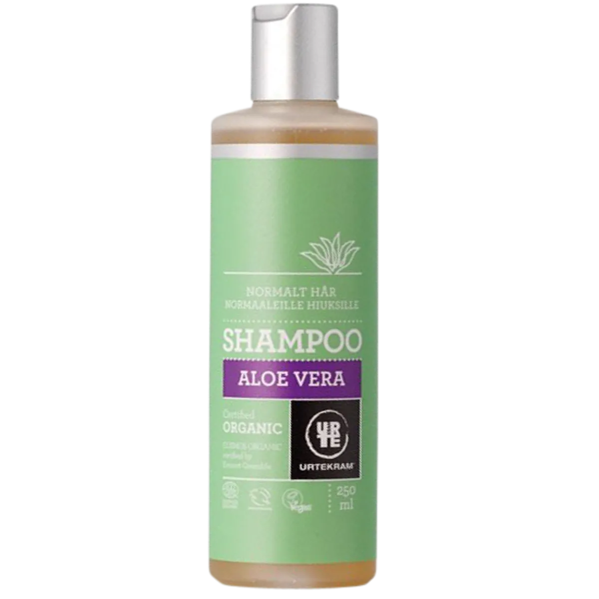 Urtekram Aloe Vera Shampoo Normal Hår 250 ml - Økologisk