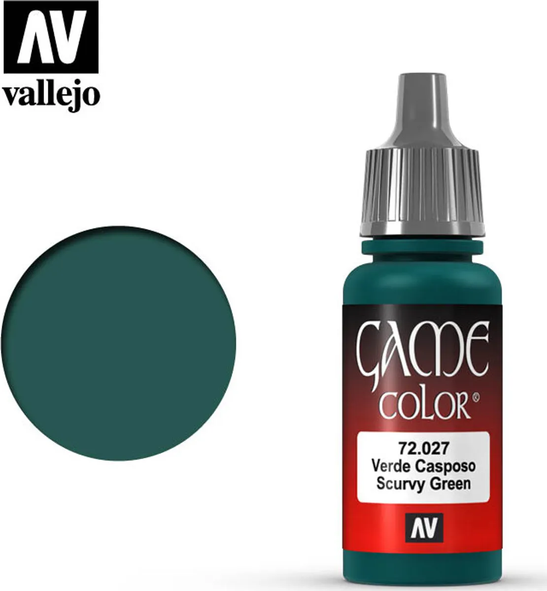 Vallejo - Game Color - Scurvy Green Mat - 18 Ml - 72027