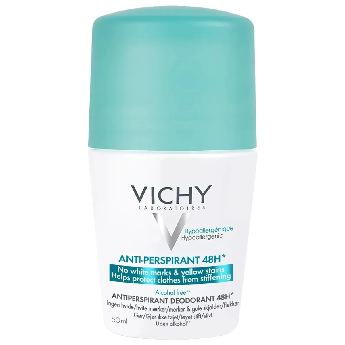 Vichy 48H Anti-Trace Antiperspirant Roll-On Deodorant 50 ml