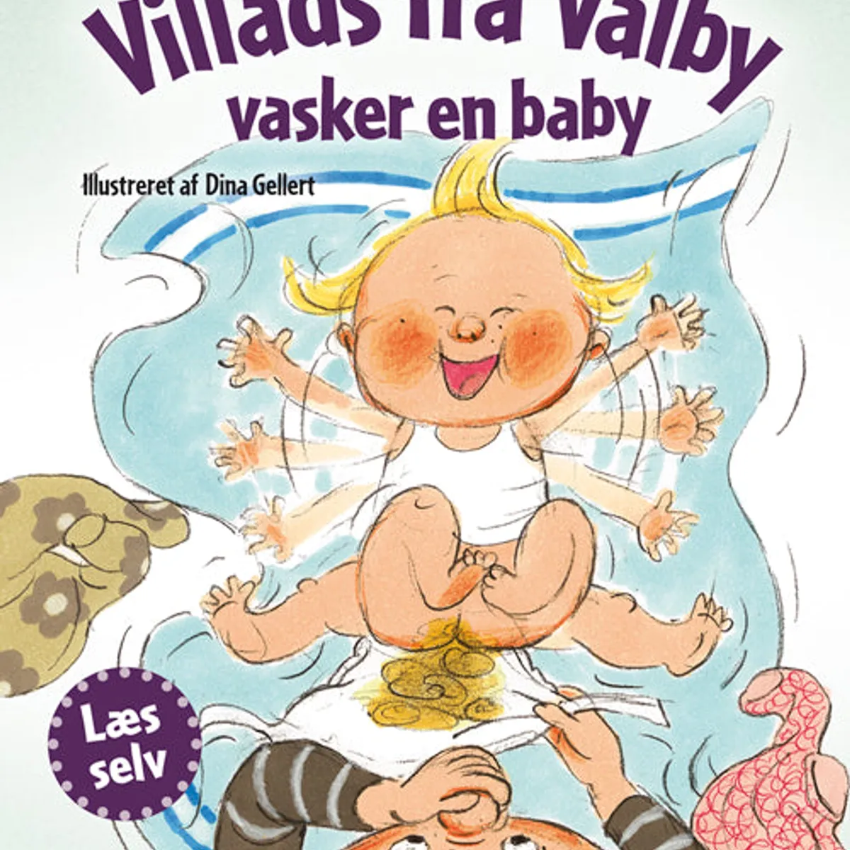 Villads fra Valby vasker en baby