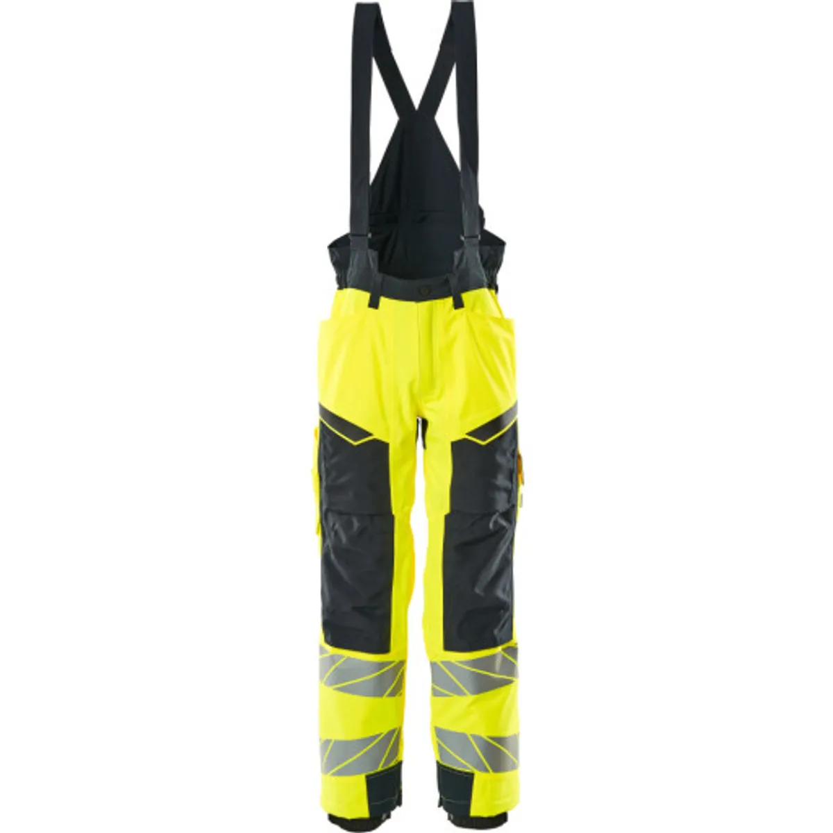 VINTERBUKSER,L,HI-VIS GUL/MØRK