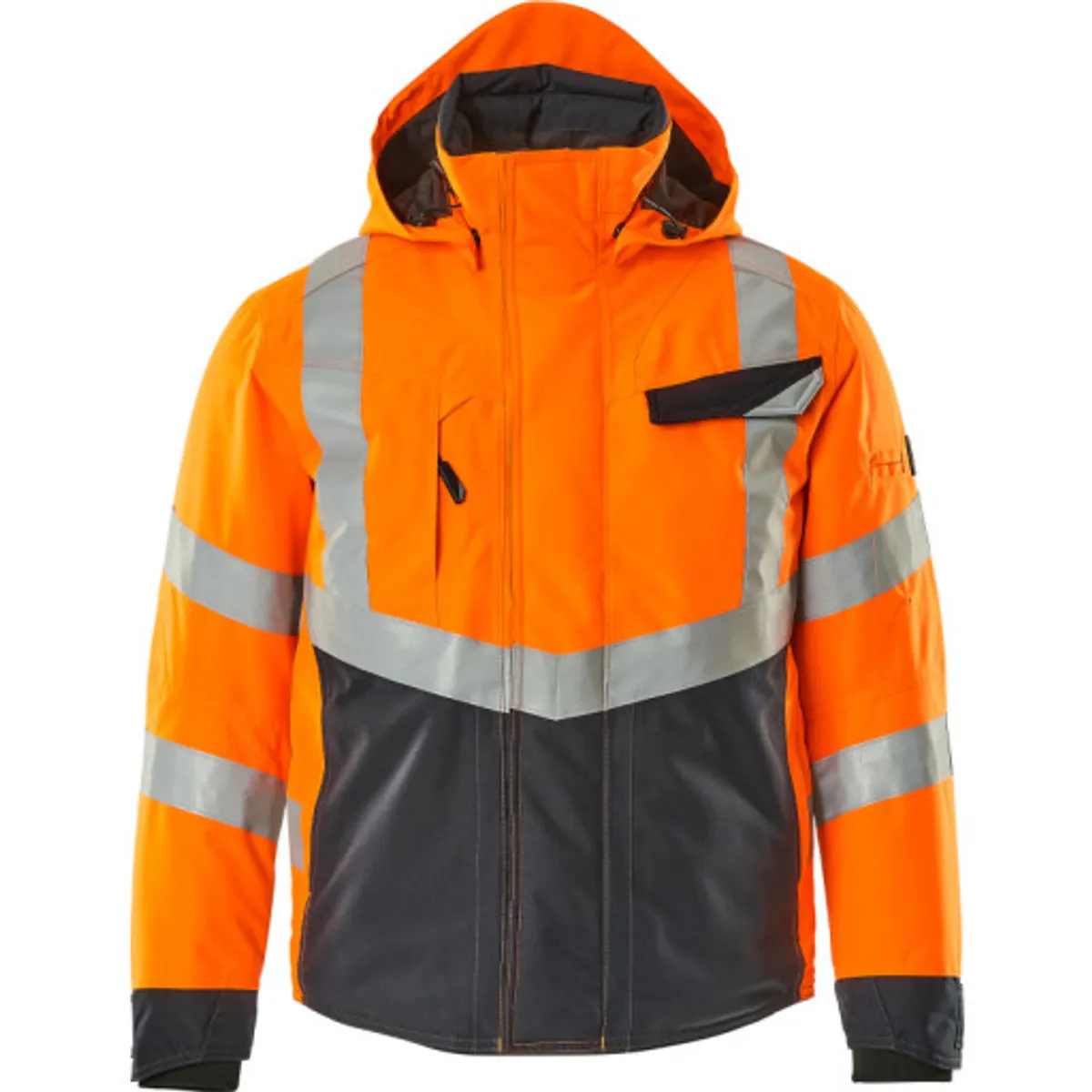 Vinterjakke,L,hi-vis orange/mø