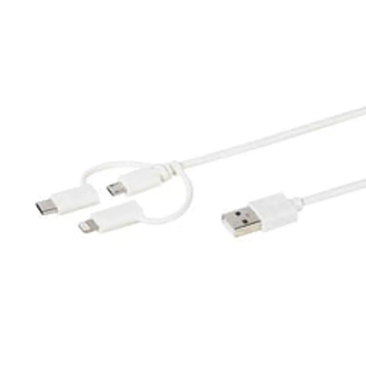 Vivanco USB-C/Lightning/Micro USB kabel Default Title