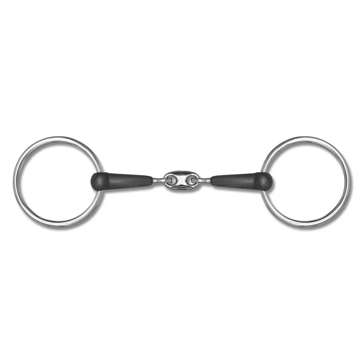 Waldhausen Rubber Snaffle Bit with olive, R:6cm, T: 1,5cm