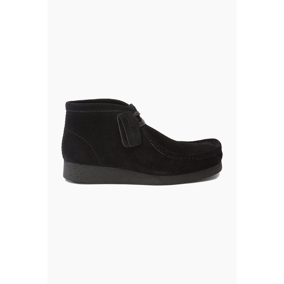 Wallabee Boot - Black Suede - Clarks - Sort 38