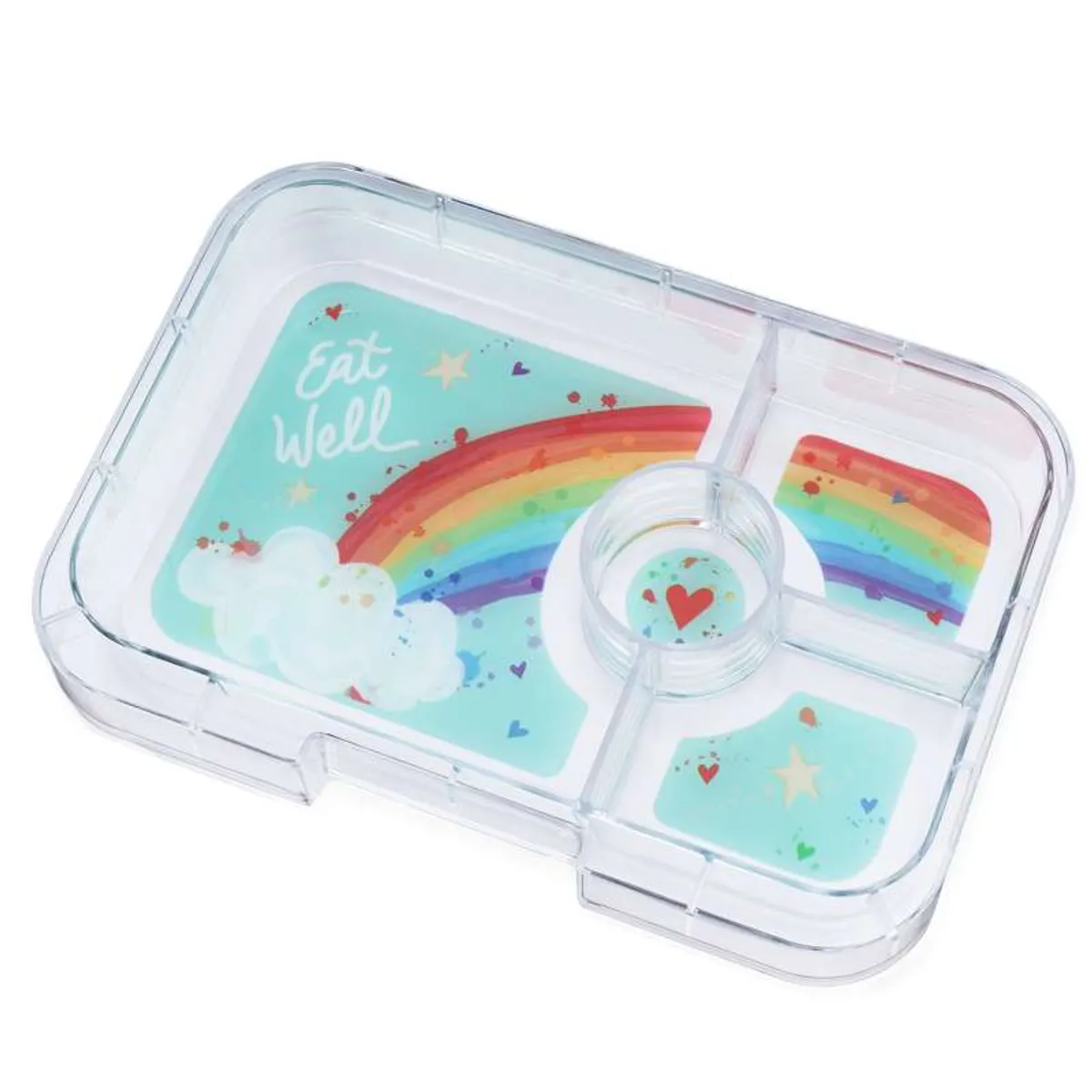 Yumbox Indsatsbakke - Tapas Tray - 4 rum - Rainbow