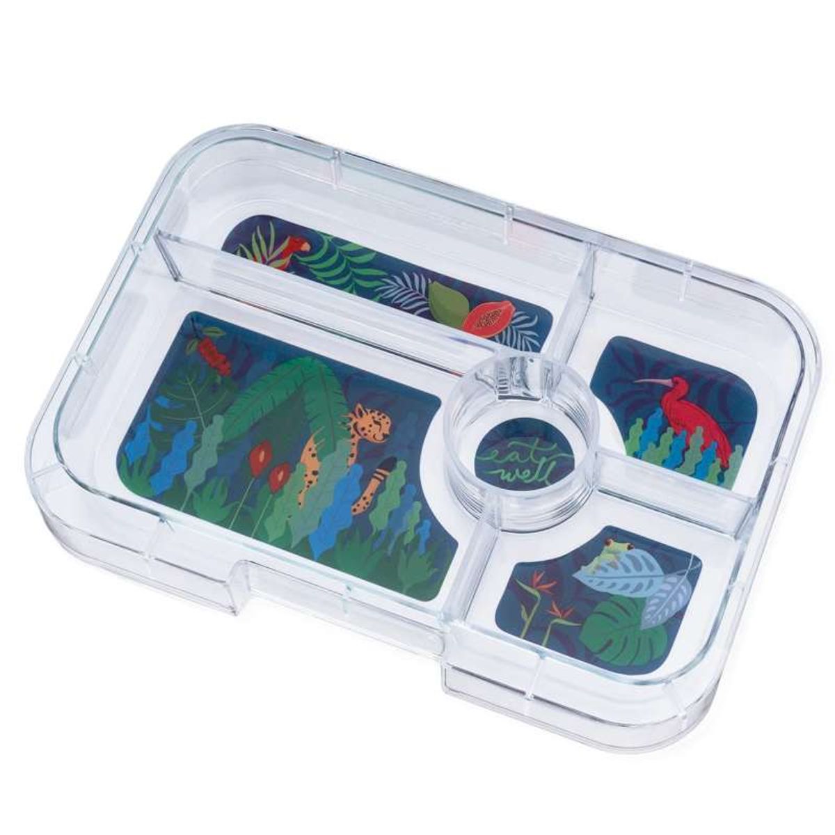 Yumbox Indsatsbakke - Tapas Tray - 5 rum - Jungle