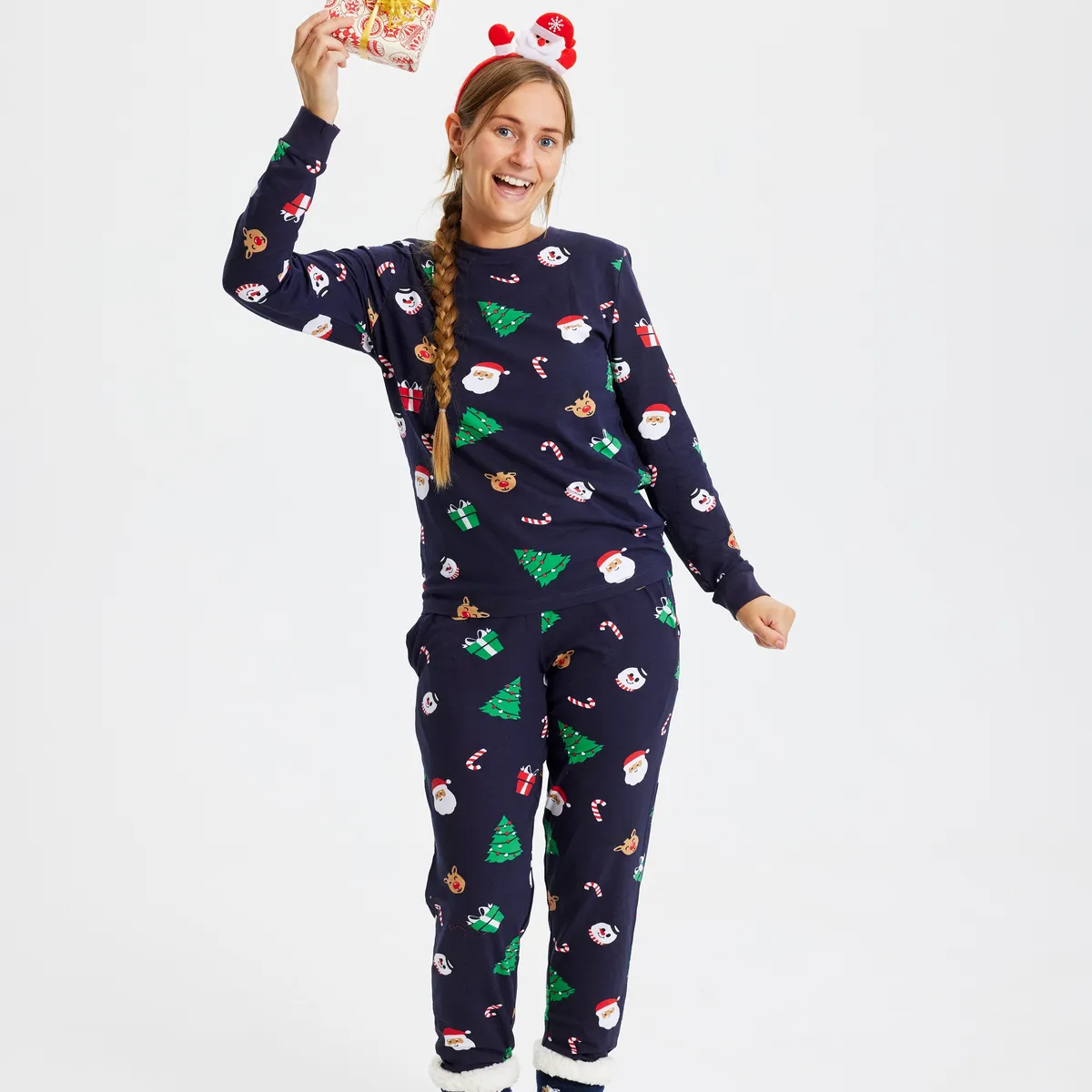 Årets julepyjamas: Christmas Cute Pyjamas - dame / kvinder.