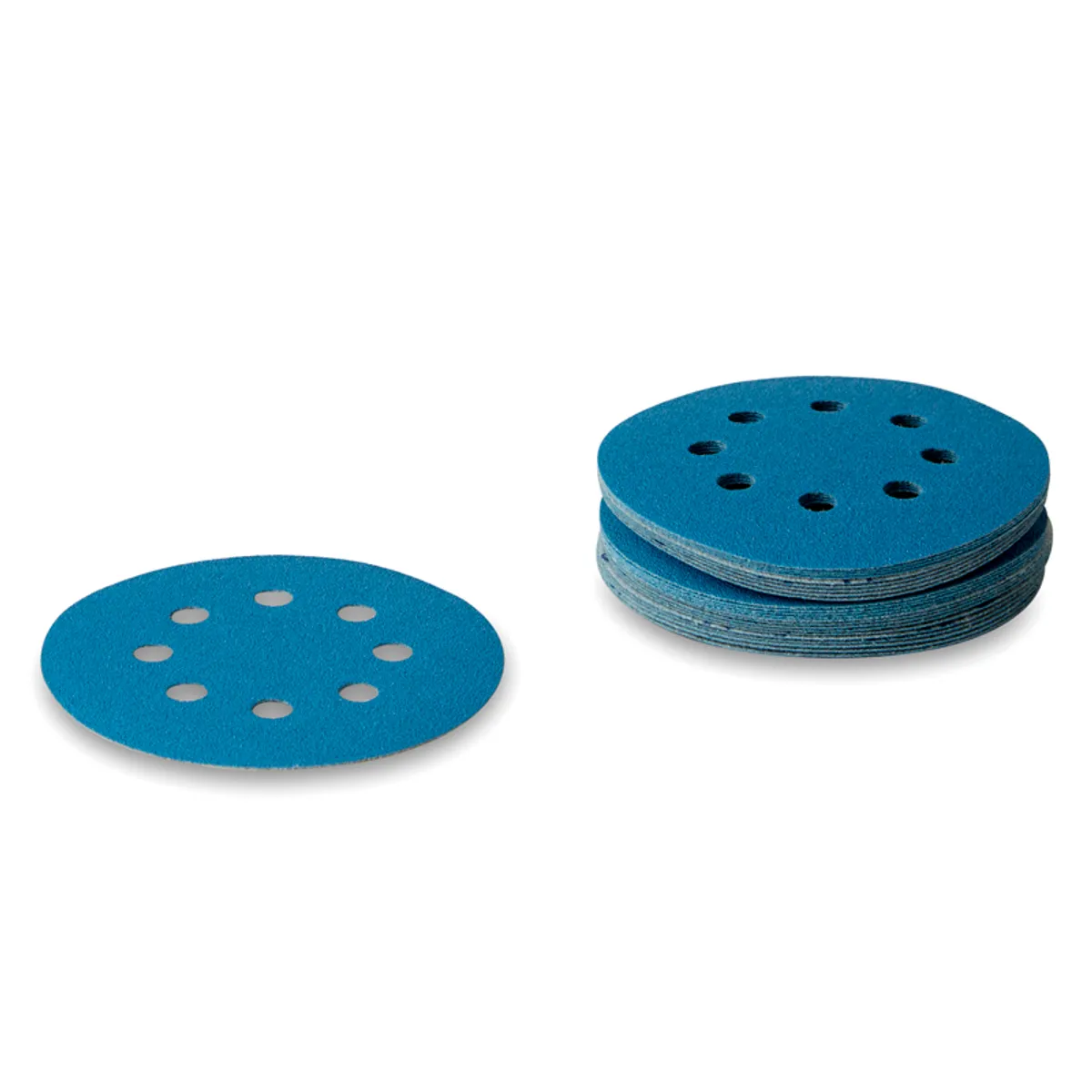 ø125mm Sliberondeller 25 stk. - Cool Blue Korn P600