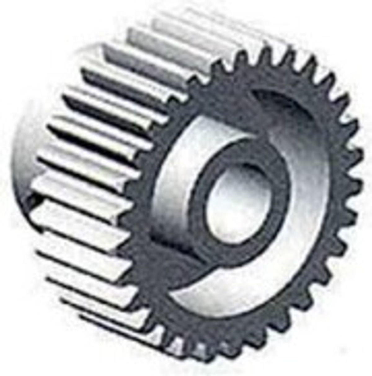 04 H. Coated Alu. Pinion 34t - 42264 - Tamiya