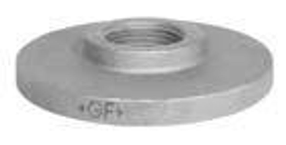 1 1/2" Galvaniseret Flange Med Gevind