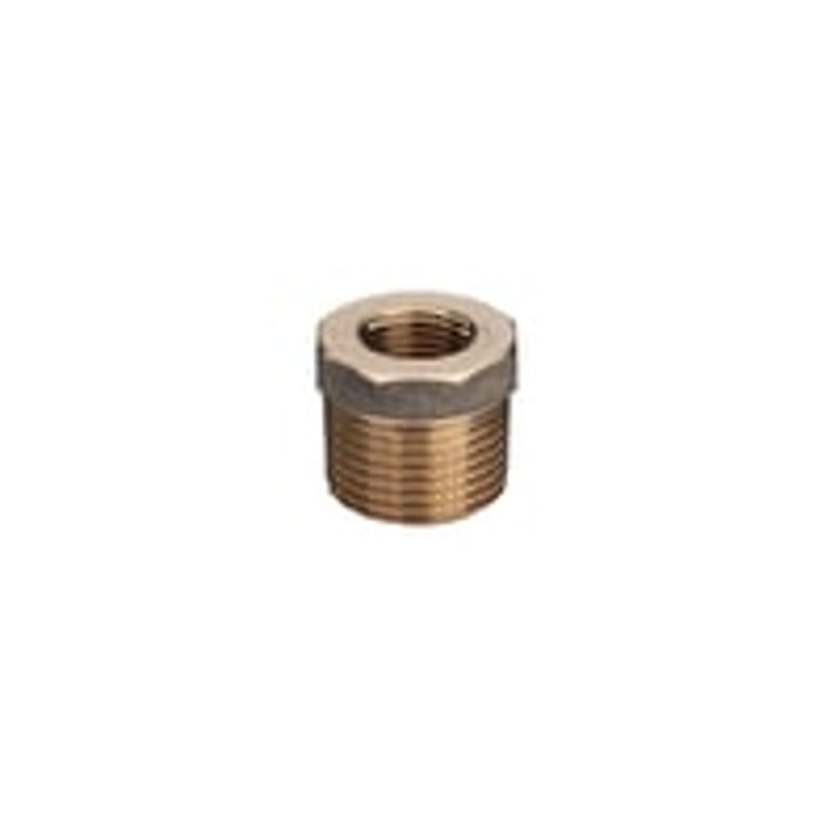 1.1/2" x 1" Nippelmuffe Rdgods Silicium Bronze